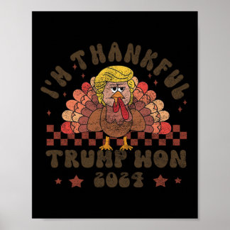 Thanksgiving Trump Make Thanksgiving Great Again F Poster