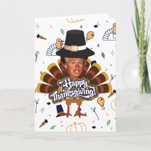 "thanksgiving trump turkey holiday card