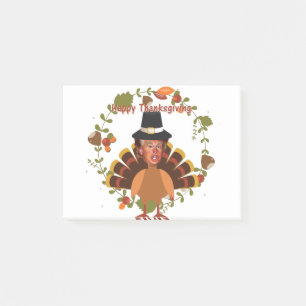 thanksgiving trump turkey post-it notes