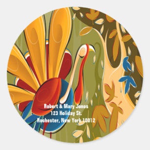 Thanksgiving Turkey Address Labels