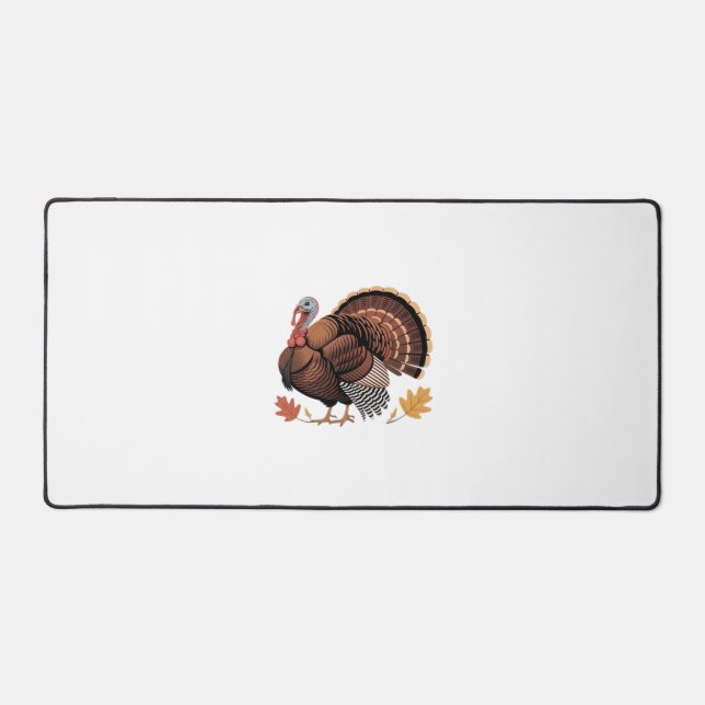 Thanksgiving Turkey – Autumn Holiday Classic Class Desk Mat (Front)