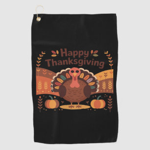 Thanksgiving Turkey – Autumn Holiday Classic Class Golf Towel