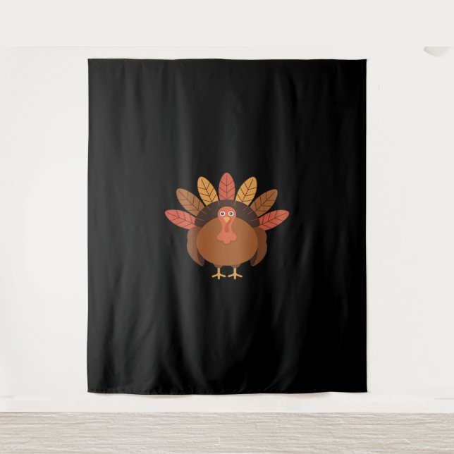 Thanksgiving Turkey – Autumn Holiday Classic Class Tapestry (Front)