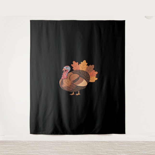 Thanksgiving Turkey – Autumn Holiday Classic Class Tapestry (Front)