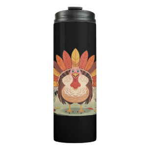 Thanksgiving Turkey – Autumn Holiday Classic Class Thermal Tumbler