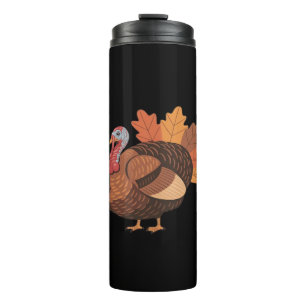 Thanksgiving Turkey – Autumn Holiday Classic Class Thermal Tumbler