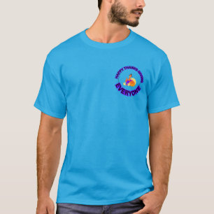 Thanksgiving Turkey Basic Dark T-Shirt