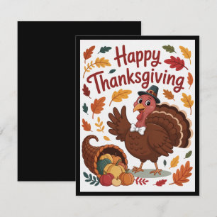 Thanksgiving Turkey Card