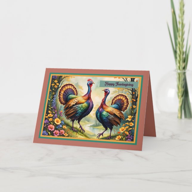 Thanksgiving Turkey Card (Front)