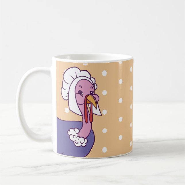 THANKSGIVING TURKEY  COFFEE MUG (Left)