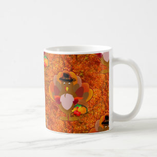 thanksgiving turkey coffee mug
