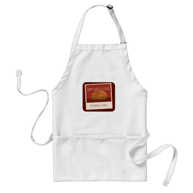 Thanksgiving Turkey Costume Gift For Roasted Turke Standard Apron (Front)