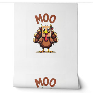 Thanksgiving Turkey cow moo Funny Men Women Thanks Wallpaper