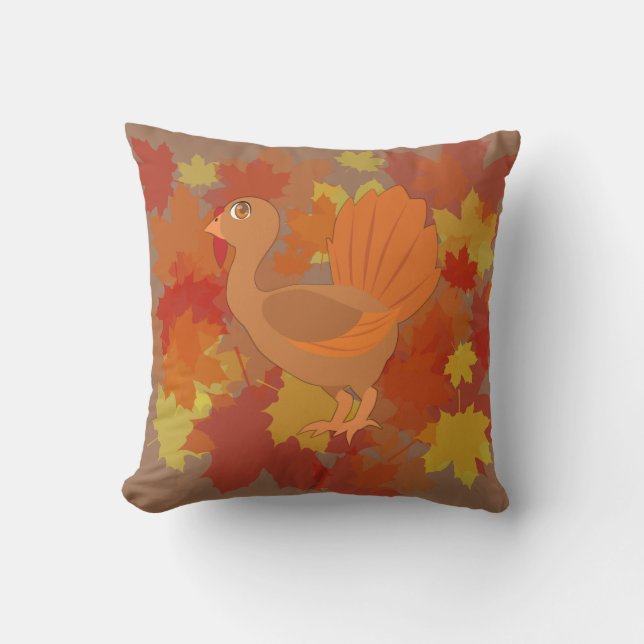 Thanksgiving Turkey Cushion (Front)
