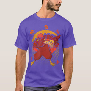 Thanksgiving Turkey Dabbing Video Game Lover Pro G T-Shirt