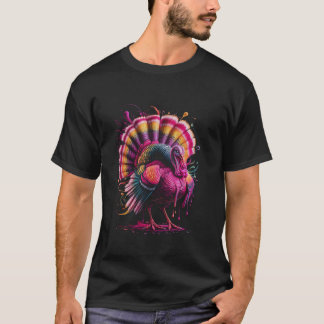 Thanksgiving Turkey Day Bird Fall Family Dinner T  T-Shirt