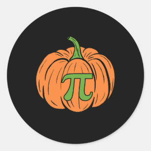 Thanksgiving Turkey Day Pumpkin Pie Pi Friendsgivi Classic Round Sticker