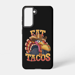 Thanksgiving Turkey Eat Tacos Funny Mexican Samsung Galaxy Case