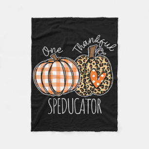 Thanksgiving Turkey Face Leopard Print Gles Autumn Fleece Blanket