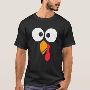 Thanksgiving Turkey Face Matching Family Costume C T-Shirt