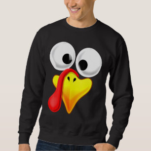 Thanksgiving Turkey Face Matching Family Costume K Sweatshirt