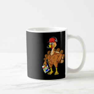 Thanksgiving Turkey Football Coach Fun Boys Kids T Coffee Mug