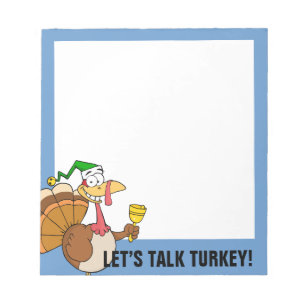 Thanksgiving Turkey Funny Disguise for Christmas Notepad