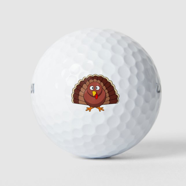 Thanksgiving Turkey Golf Balls (Front)