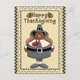 Thanksgiving Turkey greeting card