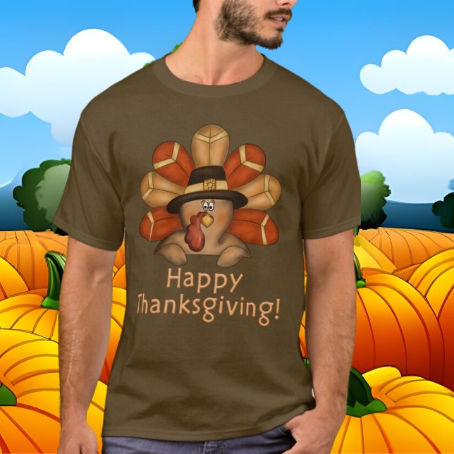 Thanksgiving Turkey Holiday womens t-shirt (Creator Uploaded)
