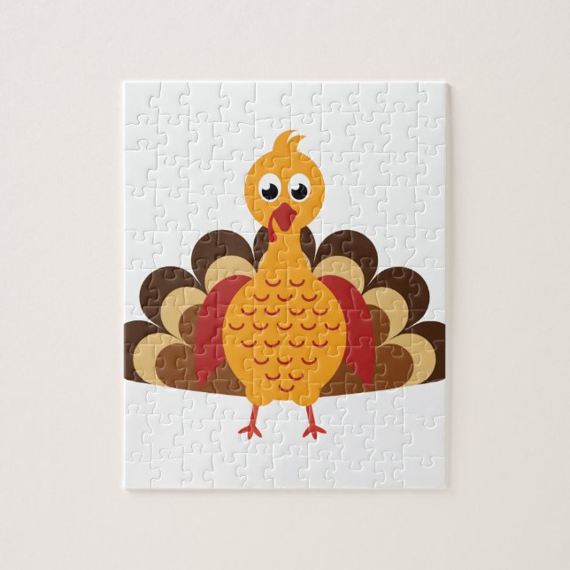 Thanksgiving Turkey Jigsaw Puzzle (Vertical)
