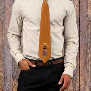 Thanksgiving Turkey Leg Armadillo Texas Tie