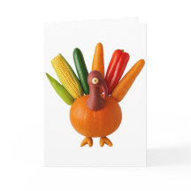 Thanksgiving Turkey Made of Vegetables