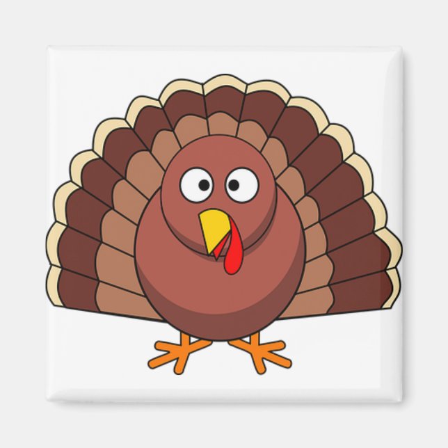 Thanksgiving Turkey Magnet (Front)