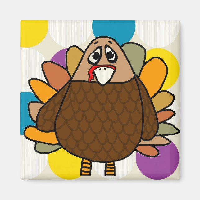 Thanksgiving Turkey Magnet (Front)