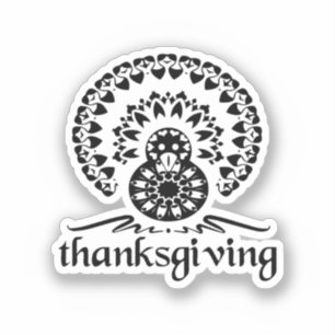 Thanksgiving-  Turkey Mandala