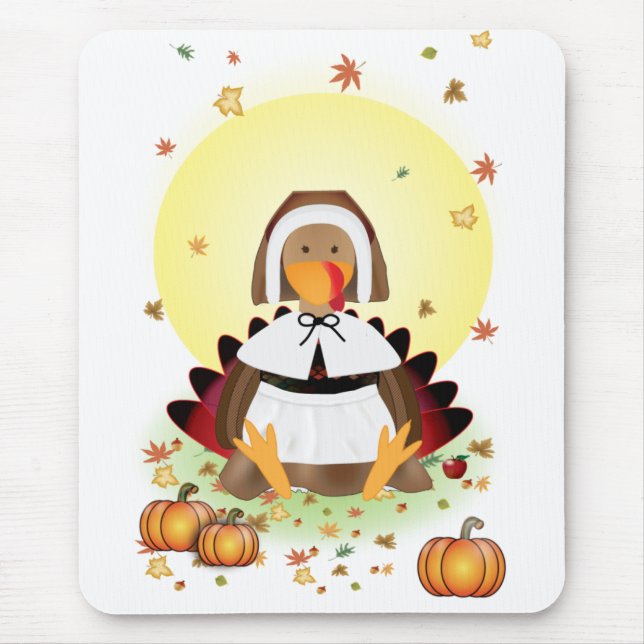 Thanksgiving Turkey Mouse Pad (Front)