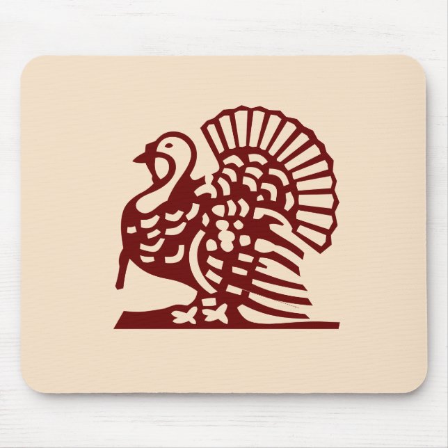 Thanksgiving Turkey Mouse Pad (Front)