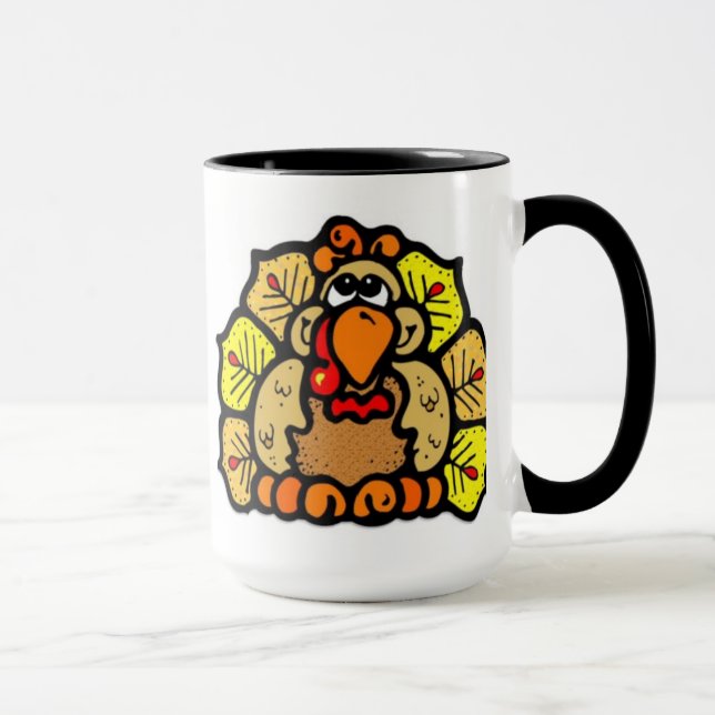 Thanksgiving Turkey Mug (Right)