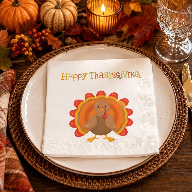 Thanksgiving Turkey Napkin (Creator Uploaded)