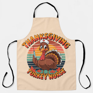 Thanksgiving Turkey Nurse Apron