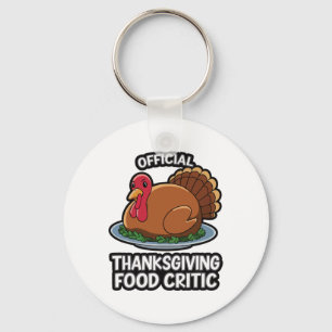 Thanksgiving Turkey Official Thanksgiving Food Cri Key Ring