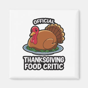 Thanksgiving Turkey Official Thanksgiving Food Cri Magnet