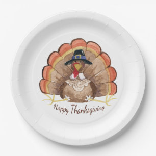Thanksgiving Turkey Paper Plate