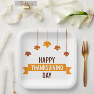 Thanksgiving Turkey Paper Plates