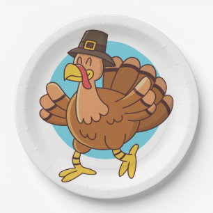 Thanksgiving Turkey paper plates