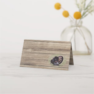 THANKSGIVING TURKEY PENCIL DRAWING PLACE CARD