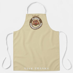 Thanksgiving Turkey   Personalised Holiday Apr Apron