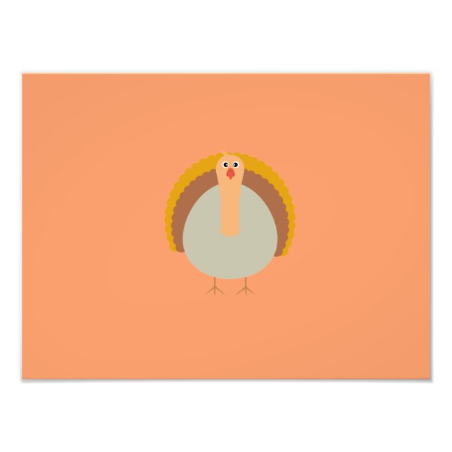 Thanksgiving turkey photo print (Front)