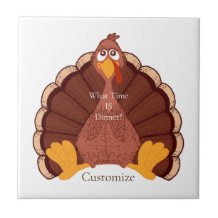 Thanksgiving Turkey Thunder_Cove   Ceramic Tile